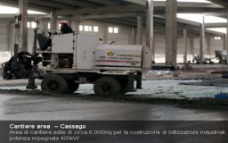 Progettazione impianto elettrico 400Kw area cantiere